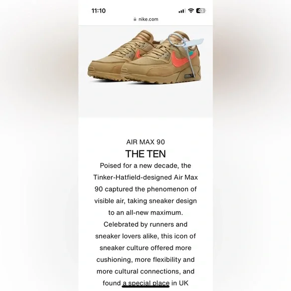 Nike Air Max 90, color: off-white desert ore - Picture 3 of 15